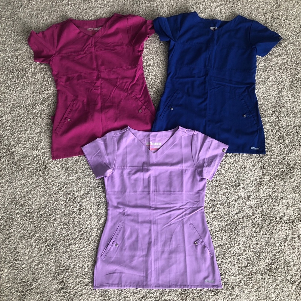 Grey’s Anatomy scrub tops size XS